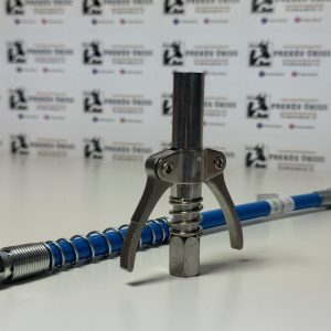 Tepimo preso antgalis su žarnele 6 segmentų su dvejomis rankenėlėmis