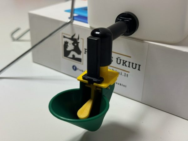 1L talpos girdykla putpelėms ir viščiukams su mažu puodeliu - Image 3