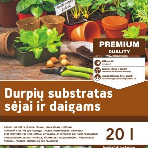 SUBSTRATAS DAIGAMS, SĖJIMUI, DAUGINIMUI, PIKAVIMUI 20 L