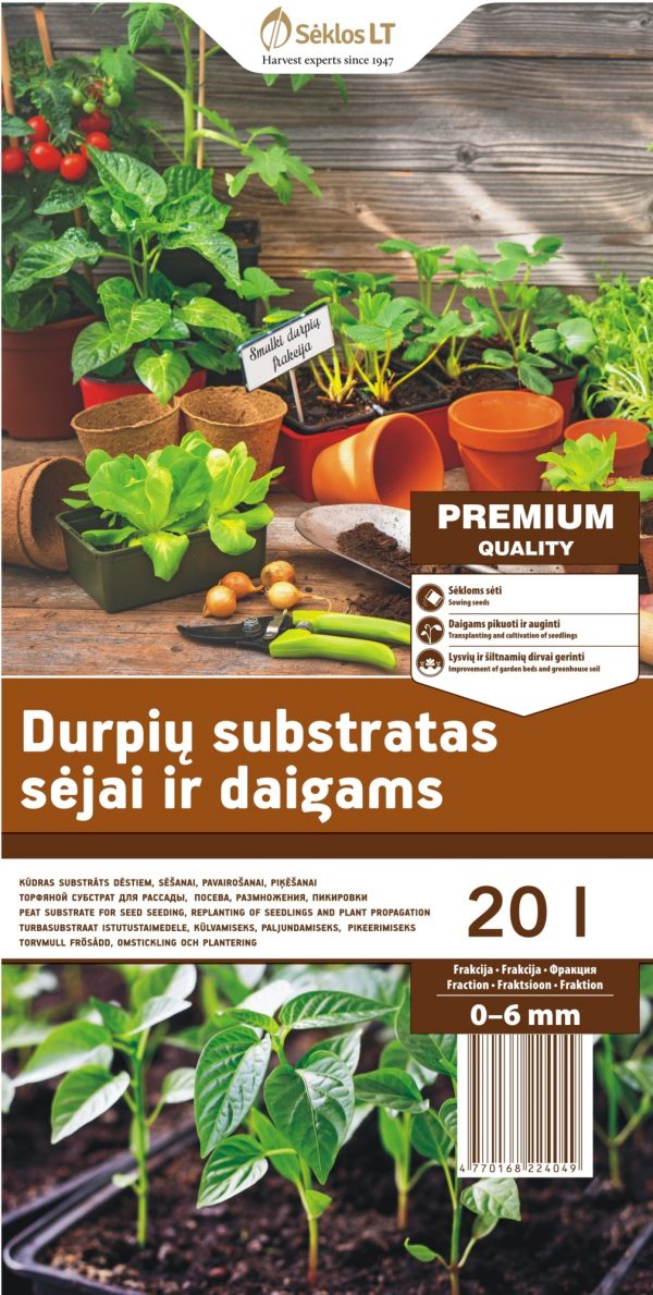SUBSTRATAS DAIGAMS, SĖJIMUI, DAUGINIMUI, PIKAVIMUI 20 L - Image 2