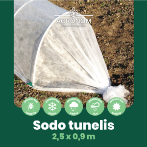 SODO TUNELIS – ŠILTLYSVĖ 2,5X0,9M