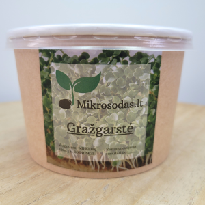 Vienkartinis gražgarstės daigų auginimo komplektas