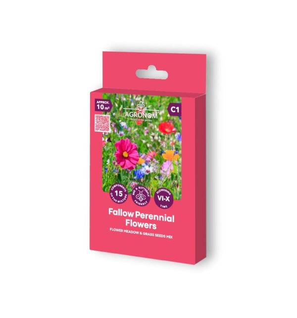 Gėlių ir žolių sėklų mišinys, Fallow Parennial flowers