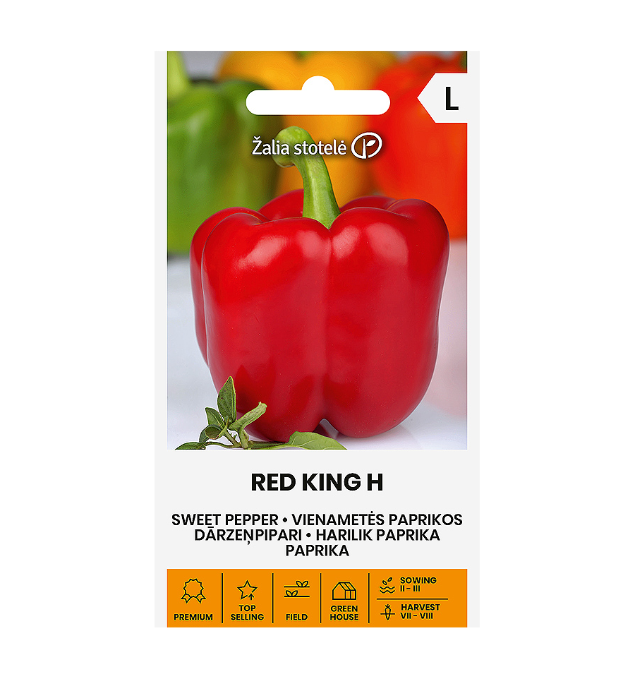 Paprikų sėklos, RED KING H